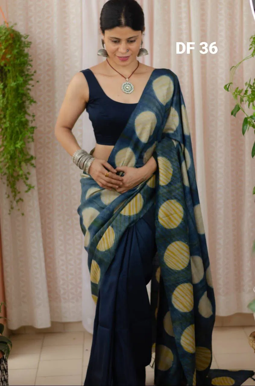 Df 36 George's Premium Chanderi Digital Printed Saree Catalog 